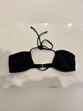 Abercrombie & Fitch Black Bandeau Bikini Top